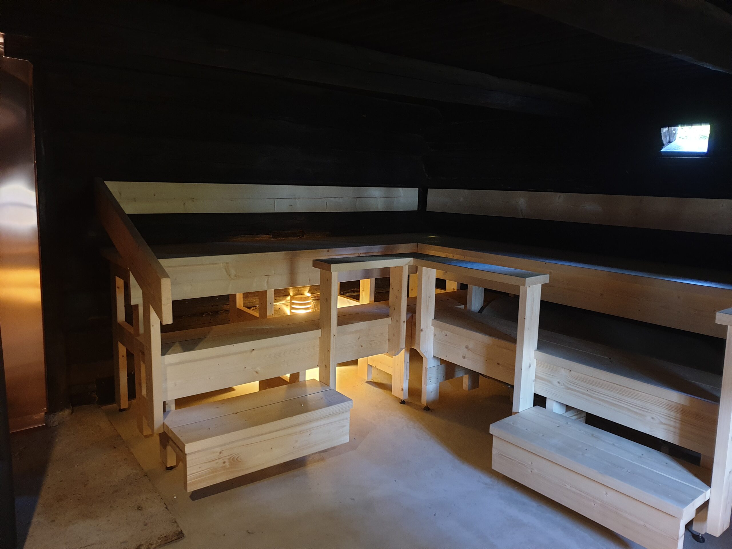 Marskin sauna sisältä 2